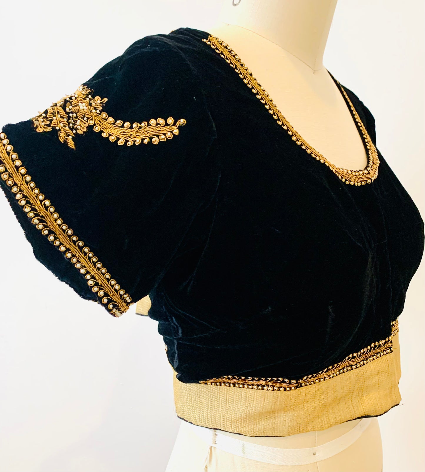 Vintage Sari Top