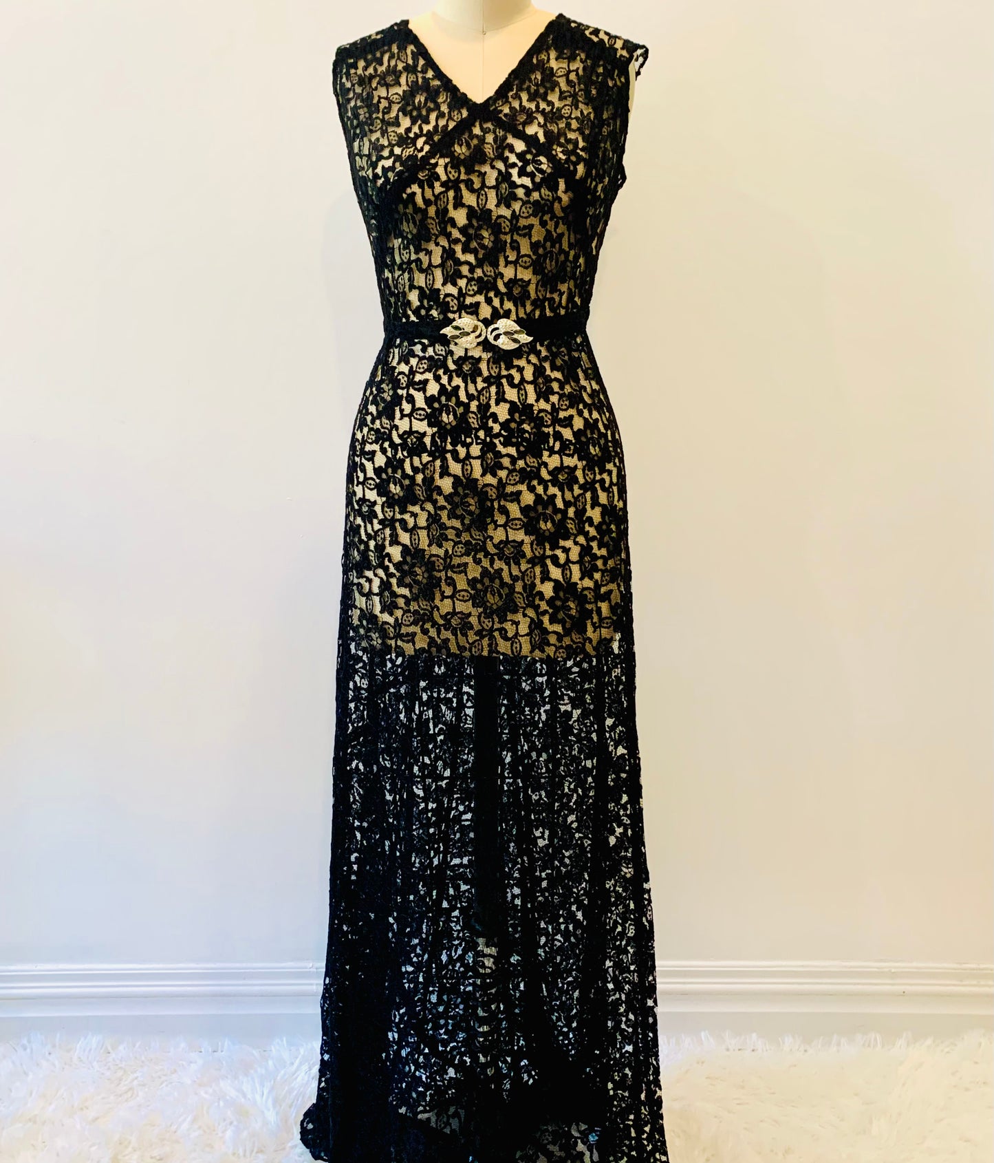 1930’s Lace Evening Gown