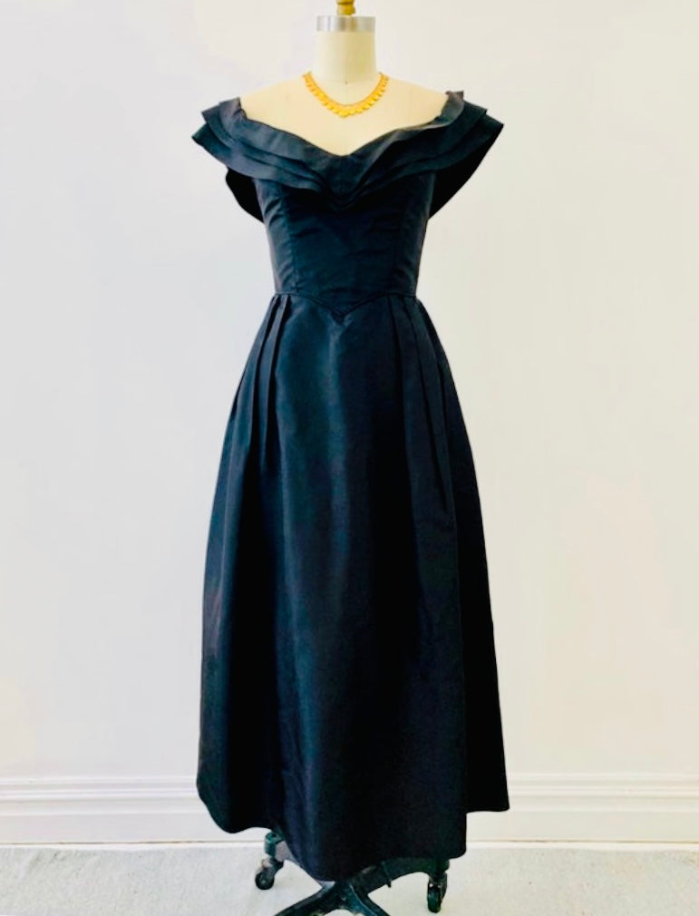 1950’s Black Cocktail Dress