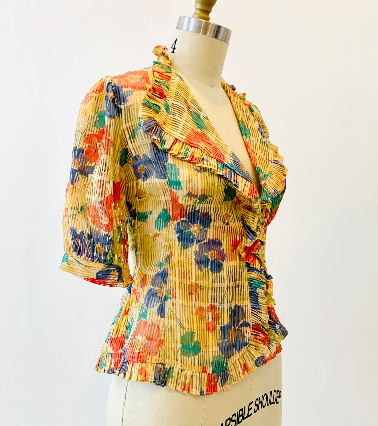 1930’s Floral Blouse