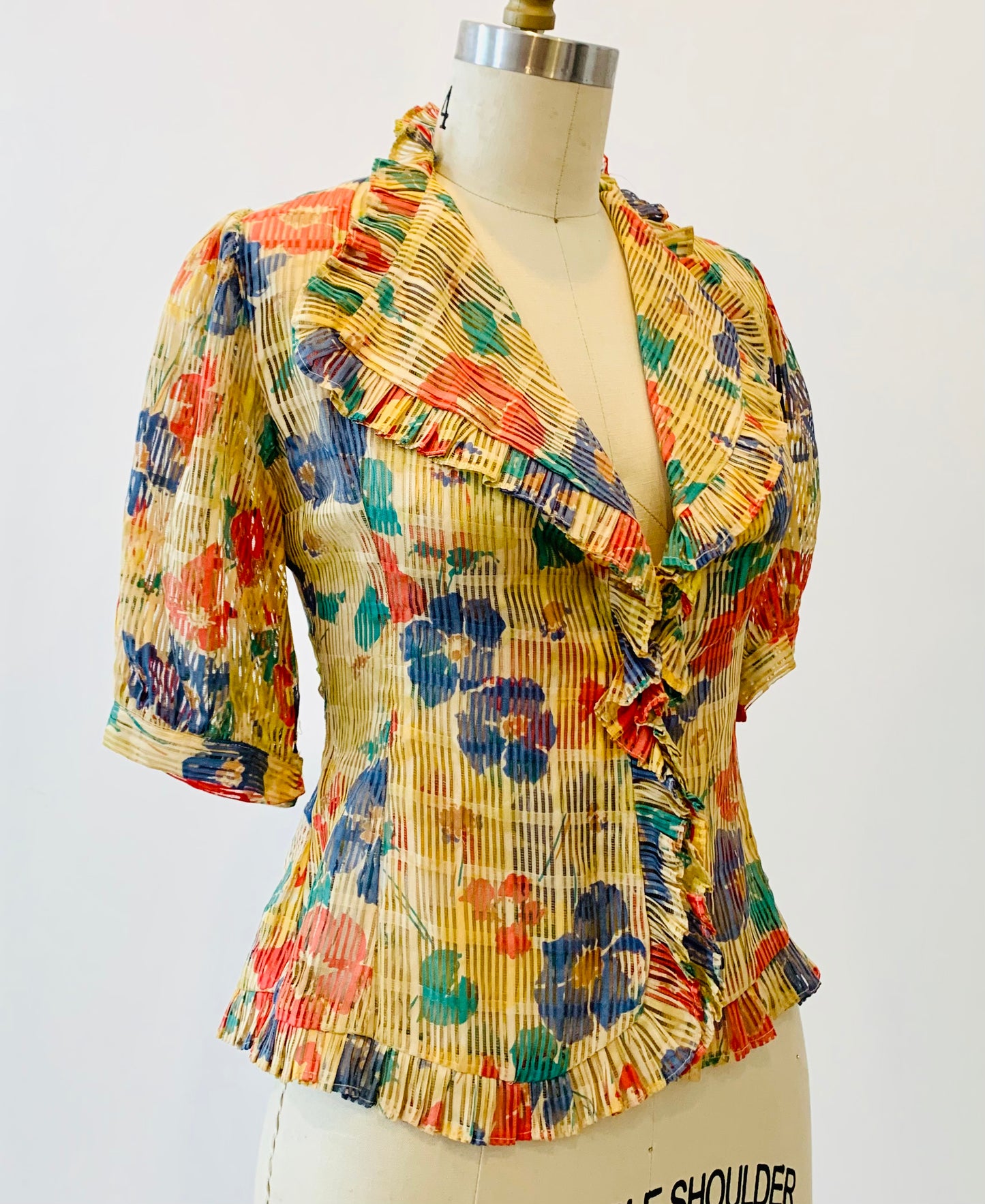 1930’s Floral Blouse