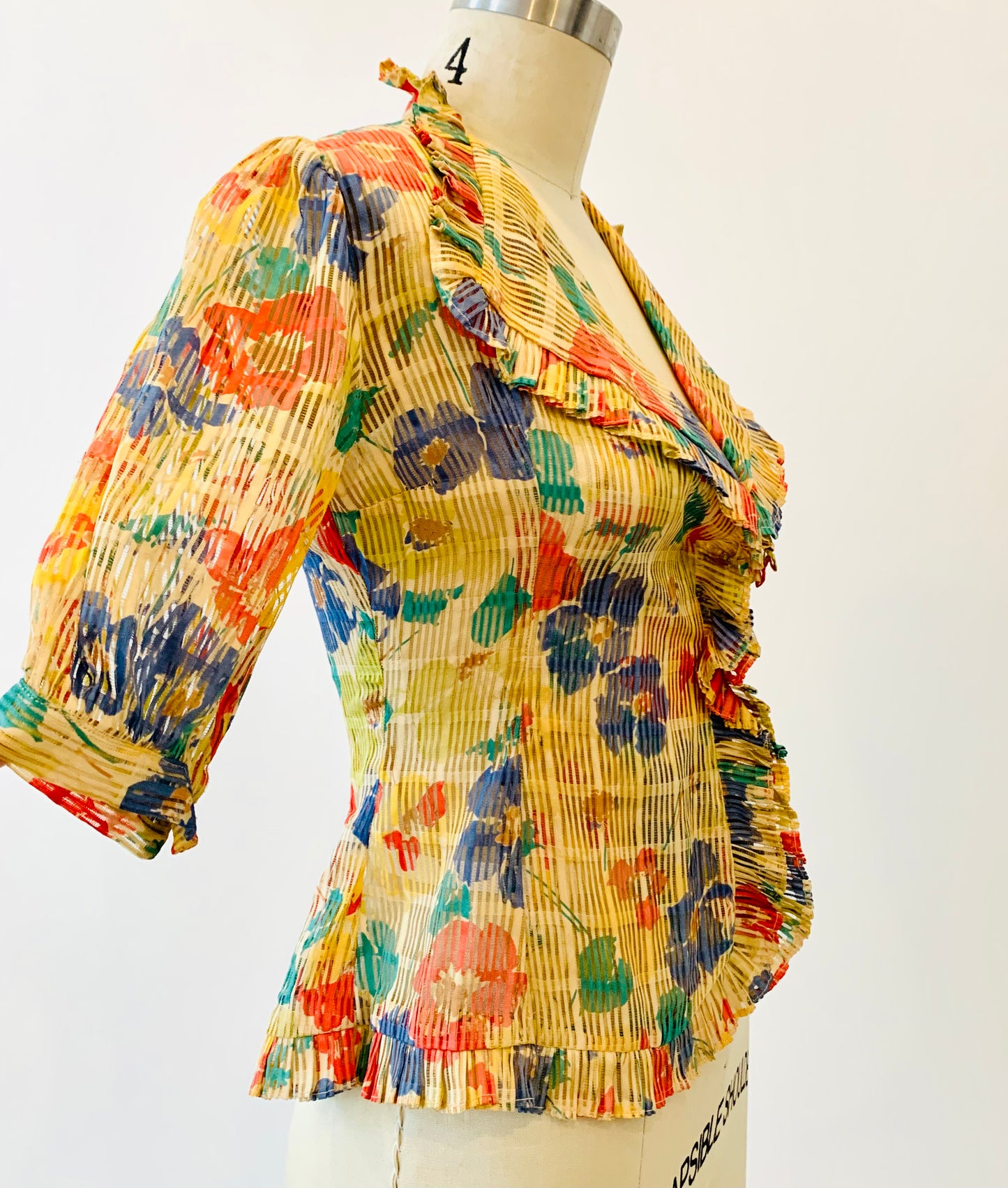 1930’s Floral Blouse