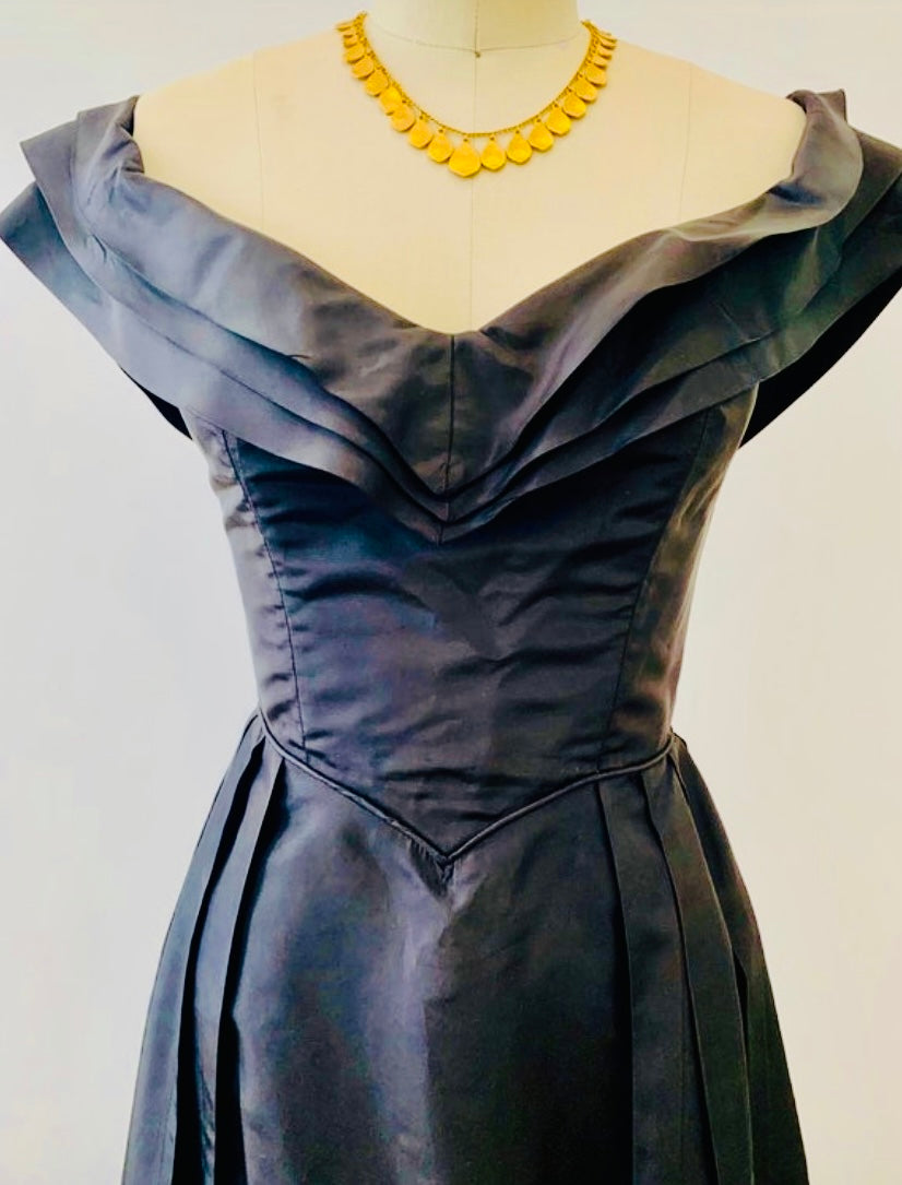 1950’s Black Cocktail Dress