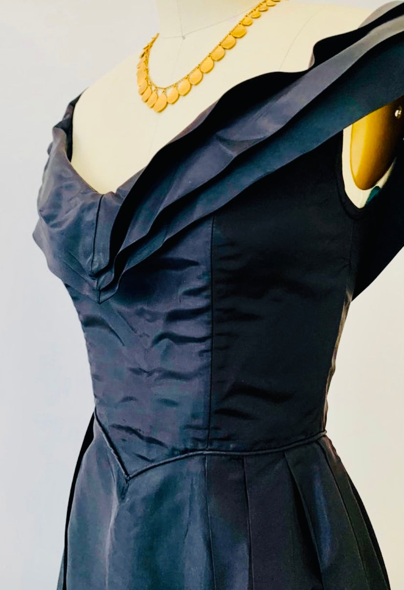 1950’s Black Cocktail Dress